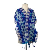 Blue Dot Vantage Wet Felted Scarf 